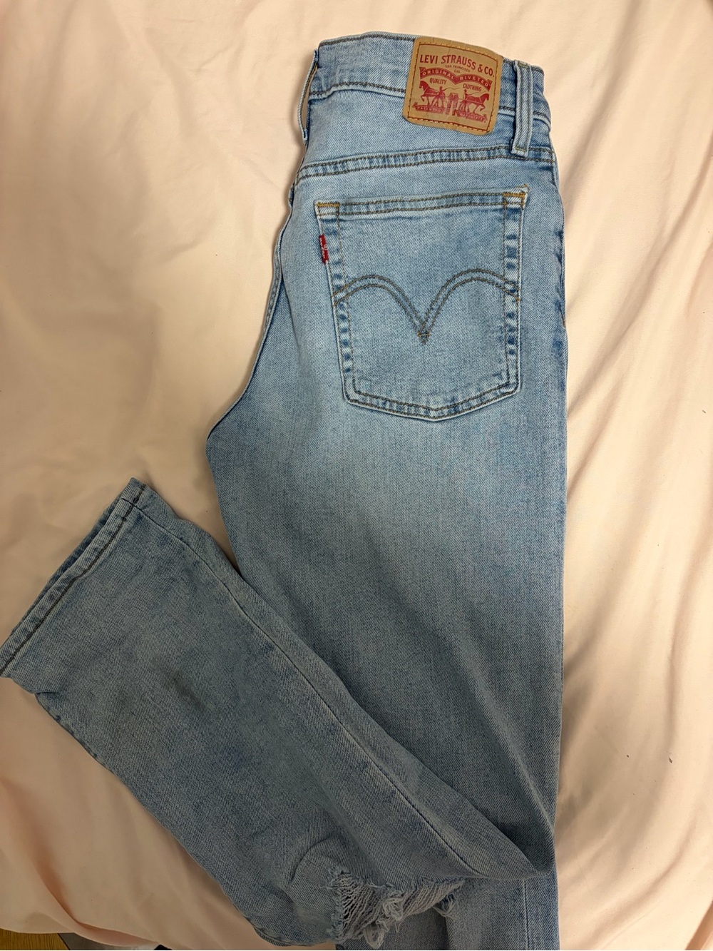 Levi's Light Wash wedgie straight Jeans - Women's